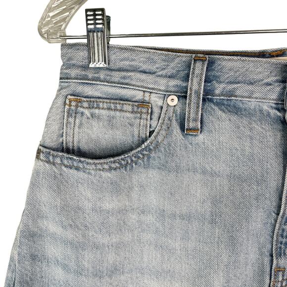 Madewell Rigid Denim A-Line Mini Skirt 28 New - Picture 10 of 12